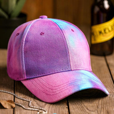 Tie Dye Baseball Cap - Purple - Sprechic