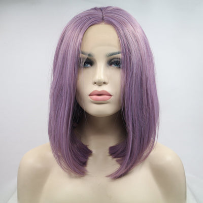 12 Inches Synthetic Straight Lace Front Wig - Sprechic